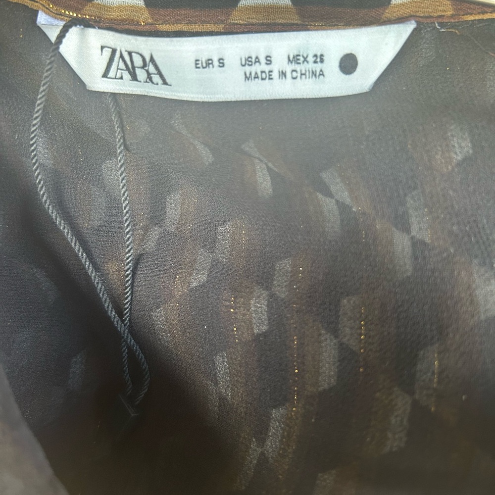Zara Abstract Pattern Dress size small - Picture 2 of 8